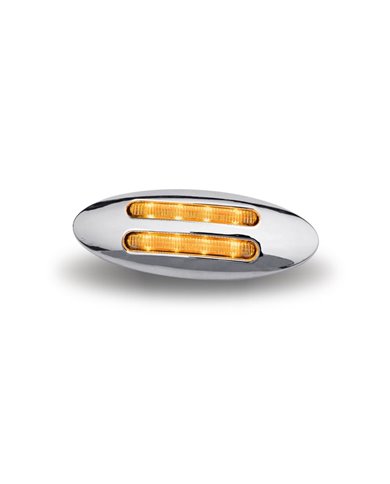Small Marker Flatline Clear Amber LED (8 Diodes) Small Marker Flatline Clear Amber LED (8 Diodes)