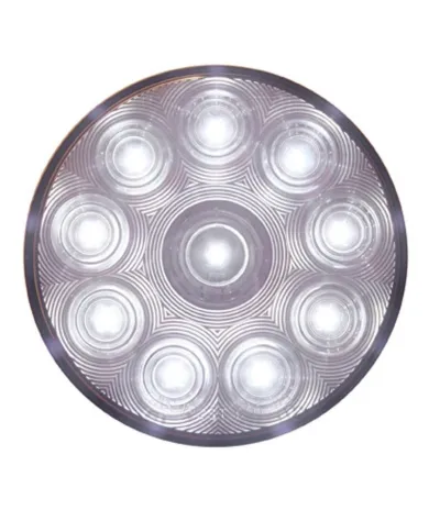 UP38828-10 LED 4 "Auxiliary/Utility Light - White LED/Clear Lens