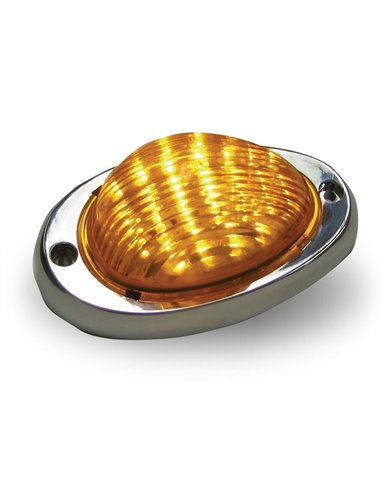 Freightliner Century, Columbia & Coronado Sleeper Amber LED with Base (35 Diodes)" 3 wire 2 function Freightliner Century, Columbia & Coronado Sleeper Amber LED with Base (35 Diodes)" 3 wire 2 function