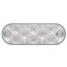 UP38829B-10 LED 6" Oval Auxiliary/Utility Light - White LED/Clear Lens (Bulk)