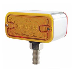 UP38840-6 LED Double Face Light - T-Mount - Amber & Red LED/Amber & Red Lens
