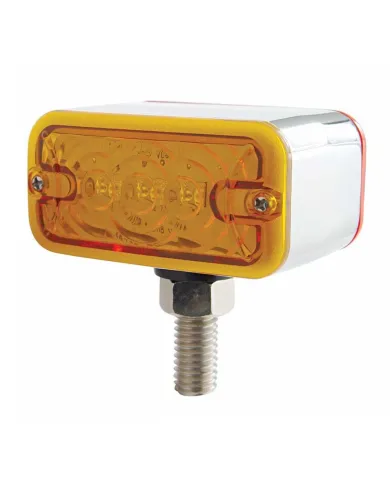 UP38840-6 LED Double Face Light - T-Mount - Amber & Red LED/Amber & Red Lens