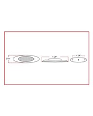 Clear Red LED Replacement for Panelite M1 (4 Diodes)