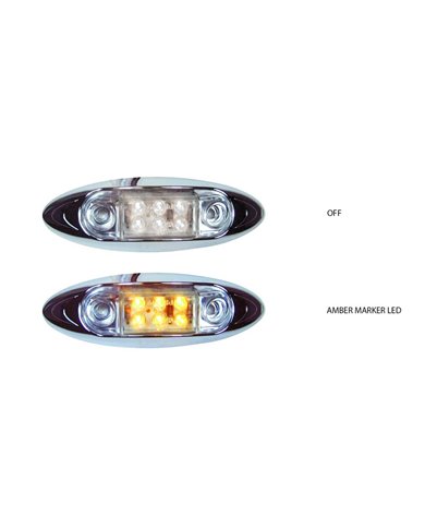 Small Infinity Clear Amber LED (6 Diodes) Small Infinity Clear Amber LED (6 Diodes)