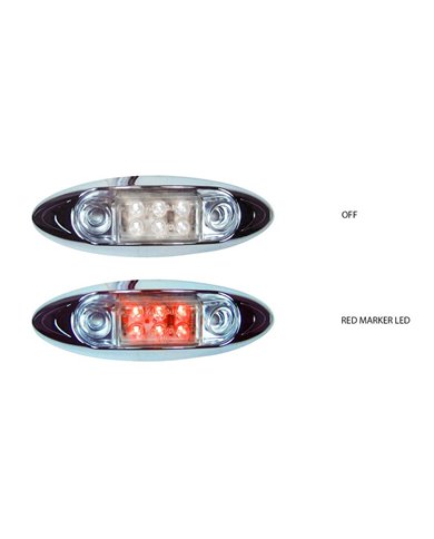 Small Infinity Clear Red LED (6 Diodes) Small Infinity Clear Red LED (6 Diodes)