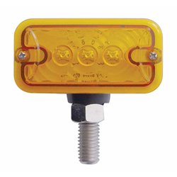 UP38840-6 LED Double Face Light - T-Mount - Amber & Red LED/Amber & Red Lens