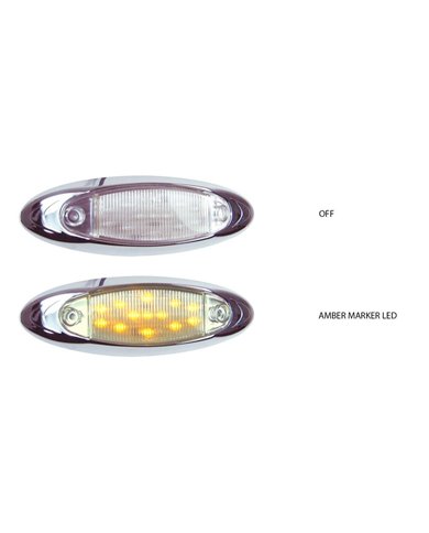 Infinity Clear Amber LED (13 Diodes) Infinity Clear Amber LED (13 Diodes)