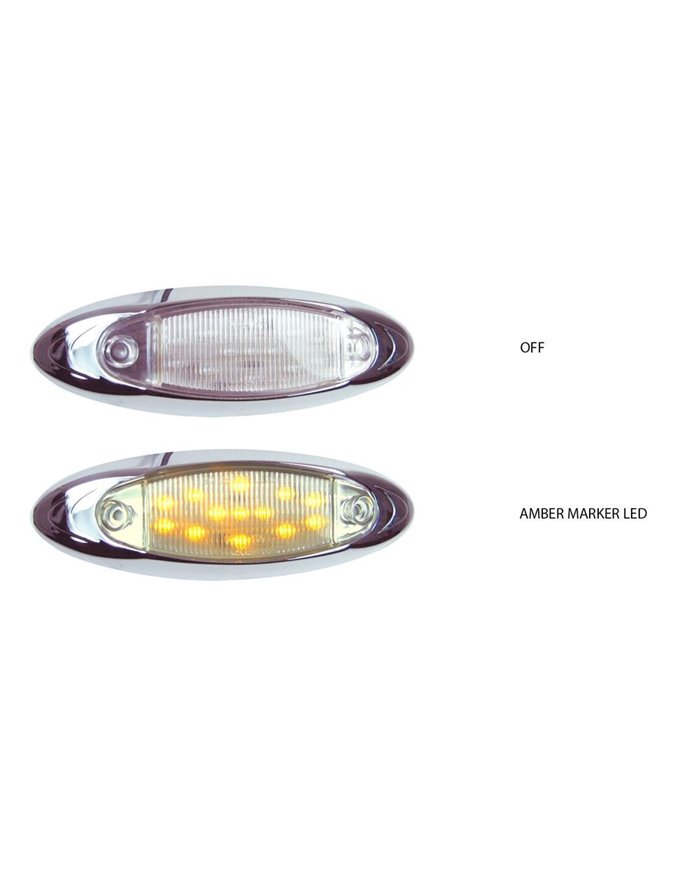 Infinity Clear Amber LED (13 Diodes) Infinity Clear Amber LED (13 Diodes)