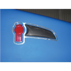 UP29051-Stainless 2008+ Kenworth T660/T370 Air Intake Logo Trim