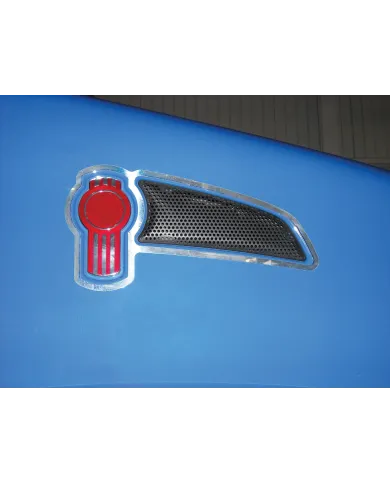 UP29051-Stainless 2008+ Kenworth T660/T370 Air Intake Logo Trim