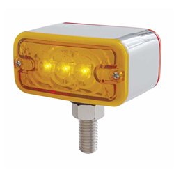 UP38840-6 LED Double Face Light - T-Mount - Amber & Red LED/Amber & Red Lens