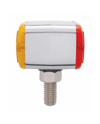 UP38840-6 LED Double Face Light - T-Mount - Amber & Red LED/Amber & Red Lens