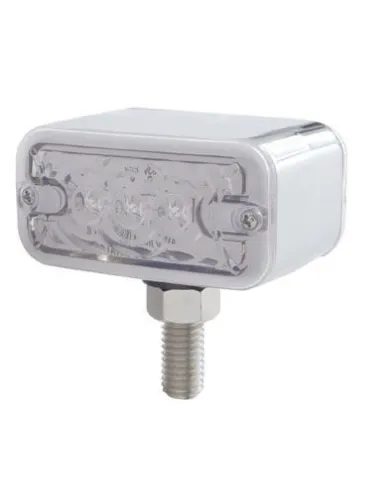 UP38841-6 LED Double Face Light - T-Mount - Amber & Red LED/Clear Lens