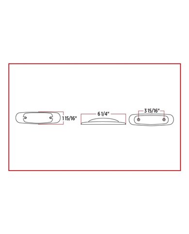 Peterbilt Clear Amber LED (12 Diodes) Peterbilt Clear Amber LED (12 Diodes)