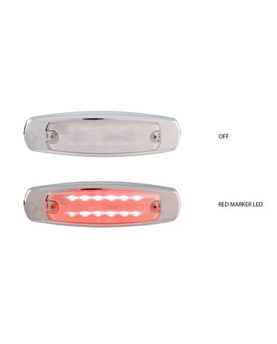 Peterbilt Clear Red LED (12 Diodes) Peterbilt Clear Red LED (12 Diodes)