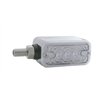 UP38843-6 LED Single Function Double Face Light - Horizontal Mount - Amber & Red LED/Clear Lens
