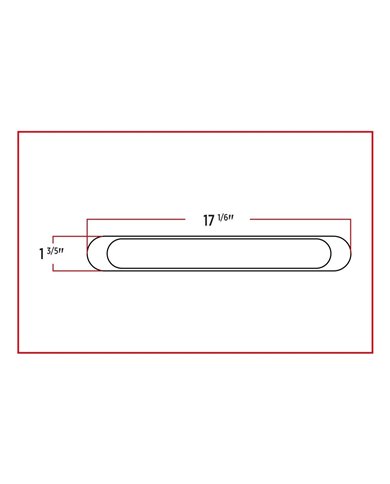 Chrome Auxiliary Stop, Turn & Tail LED Light Strip - Clear Red (12 Diodes) Chrome Auxiliary Stop, Turn & Tail LED Light Strip - Clear Red (12 Diodes)