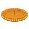 UP38893-32 LED Large Emblem Light For Peterbilt - Amber LED/Amber Lens