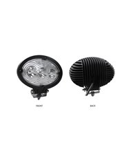 Universal White Cree Oval Work Light - Clear Lens - Black Housing (3 Diodes) - 2700 Lumens Universal White Cree Oval Work Light - Clear Lens - Black Housing (3 Diodes) - 2700 Lumens