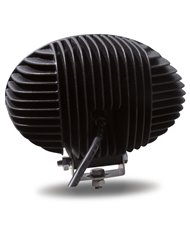 Universal White Cree Oval Work Light - Clear Lens - Black Housing (3 Diodes) - 2700 Lumens