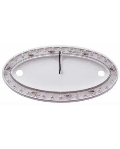 UP38893-1-32 LED Large Peterbilt Emblem Light Base - Amber LED