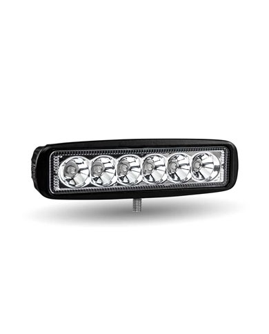 Stellar Universal Rectangular High Powered LED Work Lamp (6 Diodes) - 900 Lumens - Spot Stellar Universal Rectangular High Powered LED Work Lamp (6 Diodes) - 900 Lumens - Spot