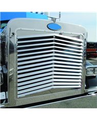 Peterbilt 379 Extended Hood Angled Louvered Grill