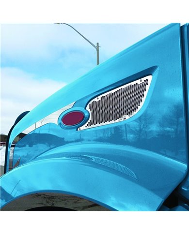 Peterbilt 579 Chrome Air Intake Grill (2013+) Peterbilt 579 Chrome Air Intake Grill (2013+)