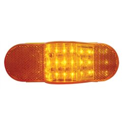 UP38920-18 LED Mid-Trailer Turn Signal Light - Amber LED/Amber Lens