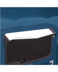 Peterbilt Universal Sleeper Rear Window Visor - Fits 37" Window"