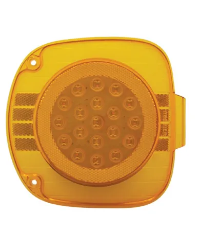 UP38928-22 LED Turn Signal Light For 1996-2010 Freightliner Century - Amber LED/Amber Lens