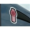 UP29052-Stainless 2007+ Kenworth T660/T370 Hood Logo Trims (2-Pack)