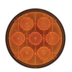 UP39119-7 LED 4" Competition Series Turn Signal Light - Amber LED/Amber Lens