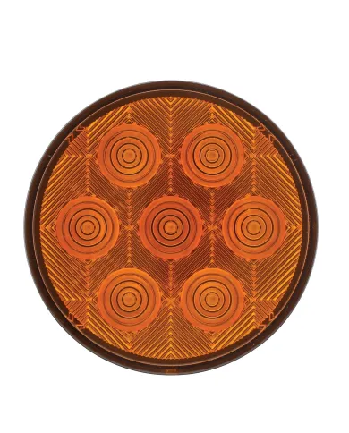 UP39119-7 LED 4" Competition Series Turn Signal Light - Amber LED/Amber Lens