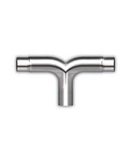 5" Diameter Y Pipe, Galvanized Steel - Fits the Trux Elbows TEL55-PET, TEL65-PET, TEL75-PET, TEL-65, TEL-75, TEL-85, TEL-105