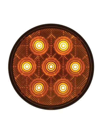 UP39119-7 LED 4" Competition Series Turn Signal Light - Amber LED/Amber Lens