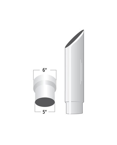 6 - 5" Reduced Mitered O.D. Stack - 60"" 6 - 5" Reduced Mitered O.D. Stack - 60""