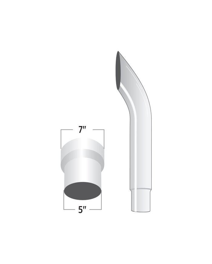 7" - 5" Reduced Bullhorn O.D. Stack - 60""