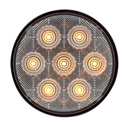 UP39120-7 LED 4" Competition Series Turn Signal Light - Amber LED/Clear Lens
