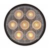 UP39120-7 LED 4" Competition Series Turn Signal Light - Amber LED/Clear Lens