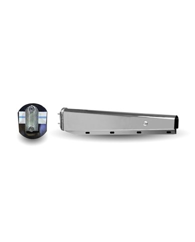 Chrome 30" Mudflap Hanger - 2 1/2" Bolt Spacing Chrome 30" Mudflap Hanger - 2 1/2" Bolt Spacing