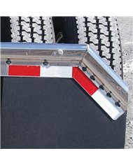 Angled Aluminum Reflector Strip with 3M Reflector