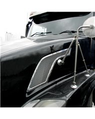 Volvo VN Models Chrome Air Intake Grill - Passenger Side (2003+)