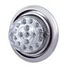 UP39143-Front Bumper Light With 17 Amber LED Dual Function Clear Style Reflector Light For FL Columbia - Clear Lens