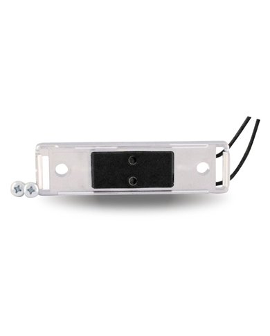 1 X 4" Chrome Light Base with 2 Hot Wires" 1 X 4" Chrome Light Base with 2 Hot Wires"