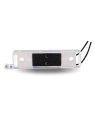 1 X 4" Chrome Light Base with 2 Hot Wires" 1 X 4" Chrome Light Base with 2 Hot Wires"