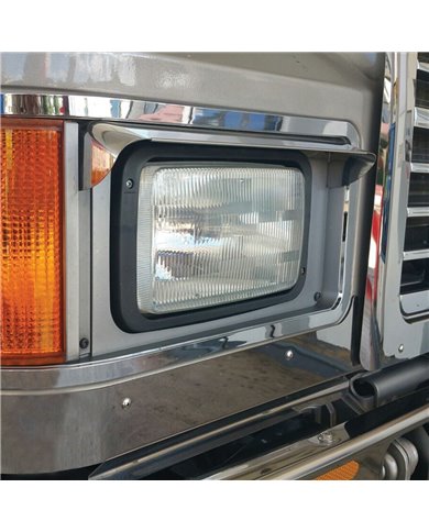 Mack CH Single Headlight Visor - Set Forward Axle Mack CH Single Headlight Visor - Set Forward Axle