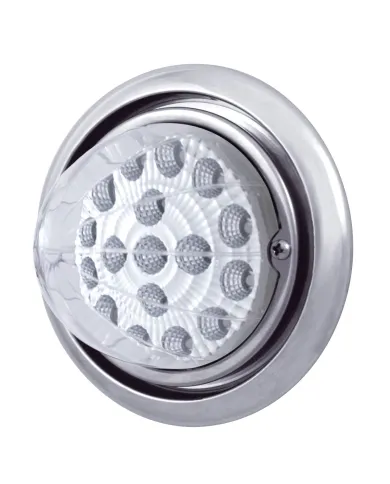 UP39147-Front Bumper Light With 17 Amber LED Reflector Light For Freightliner Columbia - Clear Lens
