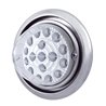 UP39147-Front Bumper Light With 17 Amber LED Reflector Light For Freightliner Columbia - Clear Lens
