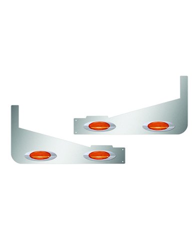 Peterbilt 389 63" Sleeper Extension Panel with 6 G4 LEDs (2014+) Peterbilt 389 63" Sleeper Extension Panel with 6 G4 LEDs (2014+)